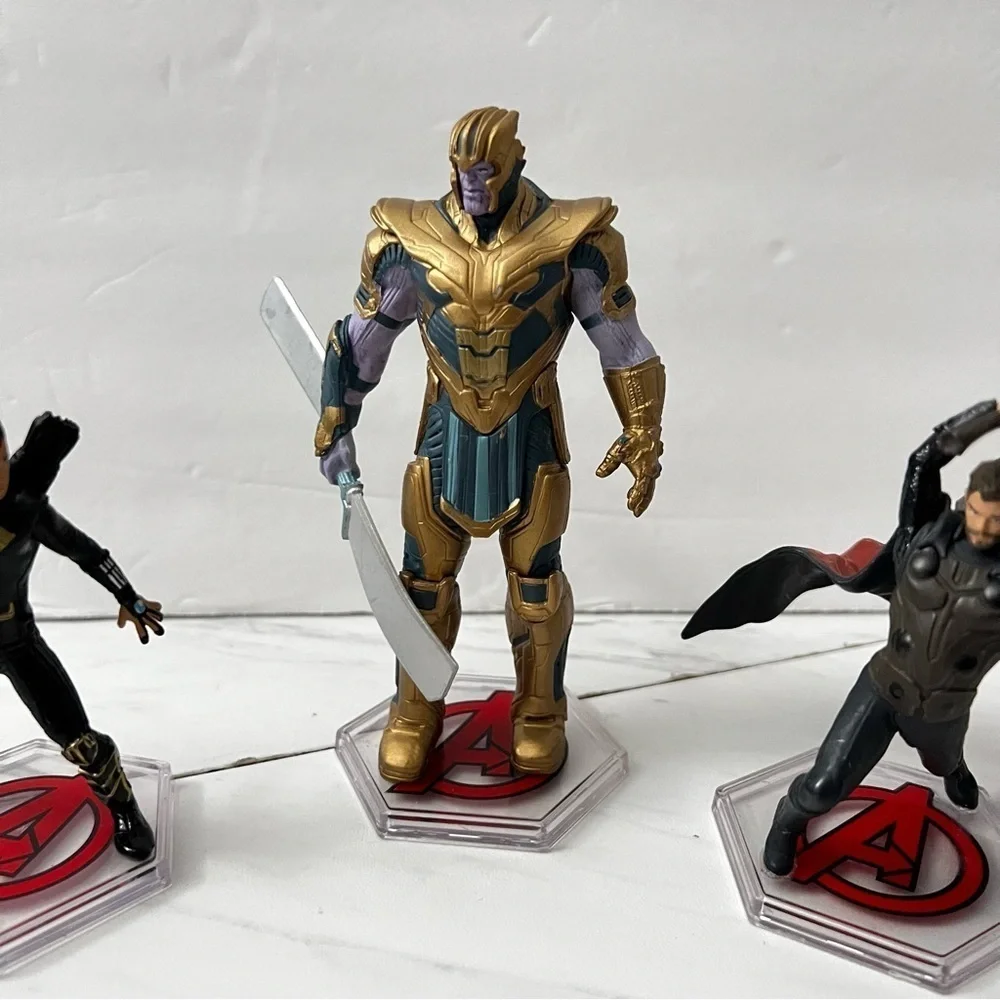 Disney Marvel Avengers Endgame PVC Figures With Display Stand Toys Kids 3 PCS